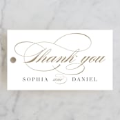 "eat drink and rehearse" - Rehearsal Dinner Favor Tags in Classic by Qing Ji - Front