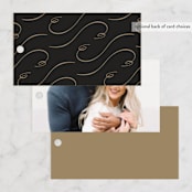 "eat drink and rehearse" - Rehearsal Dinner Favor Tags in Classic by Qing Ji - Back of Card Options