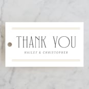 "merveilleux" - Rehearsal Dinner Favor Tags in Diamond by chocomocacino - Front