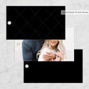 "merveilleux" - Rehearsal Dinner Favor Tags in Diamond by chocomocacino - Back of Card Options