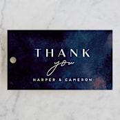 "oponki" - Rehearsal Dinner Favor Tags in Deep Sea by chocomocacino - Front