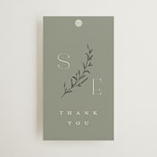 "matcha" - Rehearsal Dinner Favor Tags in Matcha by chocomocacino - Front