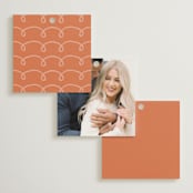 "Toast" - Rehearsal Dinner Favor Tags in Sunset by Elly - Back of Card Options