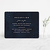 "Celestial" - Reception Cards in Night Sky by Carly Reed Walker - Front