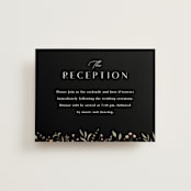 "Garden Moonlight" - Reception Cards in Ink by Katherine Moynagh - Front