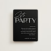 "Union Stack" - Reception Cards in Diamond by Jessica Corliss - Front