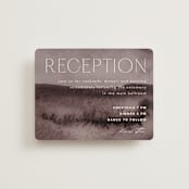 "Layers" - Reception Cards in Truffle by Yaling Hou Suzuki - Front