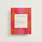 "Pop love" - Reception Cards in New York by Bethania Lima - Front