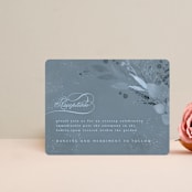 "Wonderful Tonight" - Reception Cards in Neptune by Creo Study - Front