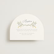 "Monogrammed" - Reception Cards in Spring by Petra Kern - Front