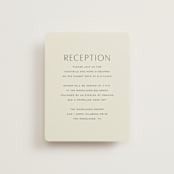 "Glide" - Reception Cards in Porcelain by Jennifer Postorino - Front