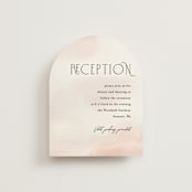"First light" - Reception Cards in Blush by Itsy Belle Studio - Front