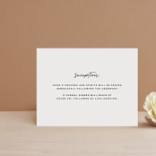 "Destination" - Reception Cards in Mist by Lori Wemple - Front