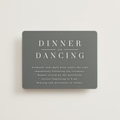 "Anson" - Reception Cards in Latte by Kristie Kern - Front