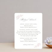 "Gathered" - Reception Cards in Blossom by Kimberly FitzSimons - Front