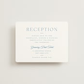 "Gwenyth" - Reception Cards in Neptune by Kristie Kern - Front