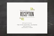 "Unity" - Reception Cards in Avocado by Griffinbell Paper Co. - Front