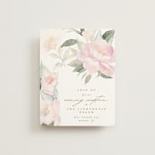 "beautiful peonies" - Reception Cards in Spring by Phrosné Barwood - Front