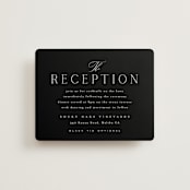 "Ashbury" - Reception Cards in Ink by Kristie Kern - Front