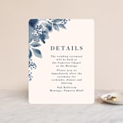 "Southern Comfort" - Reception Cards in French Blue by Chris Griffith - Front