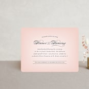 "Big City - San Francisco" - Reception Cards in Blush by Hooray Creative - Front