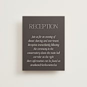 "Modernique" - Reception Cards in Stone by Ashlee Townsend - Front