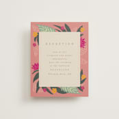 "Phool Bahar" - Reception Cards in Patta by Creo Study - Front