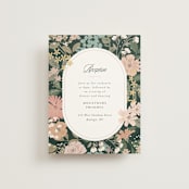 "Garden at Blue Hill" - Reception Cards in Meadow by Jennifer Wick - Front