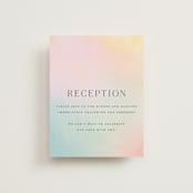 "marshmallow" - Reception Cards in Sunrise by Petra Kern - Front