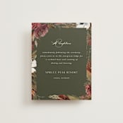 "poetique" - Reception Cards in Autumn by Kate Ahn - Front