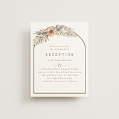 "Disney's Mickey Mouse Tropical Frame" - Reception Cards in Earth by Shiny Penny Studio - Front