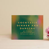"Forest Love" - Reception Cards in Forest by Simona Camp - Front