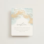 "My tenderness" - Reception Cards in Topaz by Helen Halik - Front
