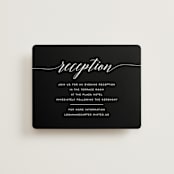 "Someone Like You" - Reception Cards in Tuxedo by Design Lotus - Front