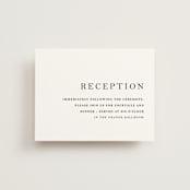 "Sophistotype" - Reception Cards in Sea Salt by Snow and Ivy - Front