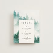 "Forest air" - Reception Cards in Forest by Yuliya Evseeva - Front