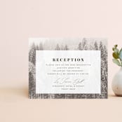 "torrone" - Reception Cards in Cedar by chocomocacino - Front