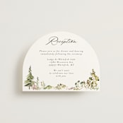 "Great Outdoors" - Reception Cards in Forest by Petra Kern - Front