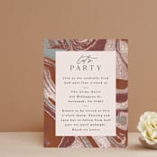 "Jasper" - Reception Cards in Sandstone by Everett Paper Goods - Front