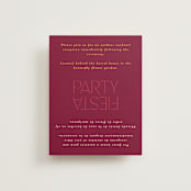 "Amor" - Reception Cards in Caliente by Owl and Toad - Front