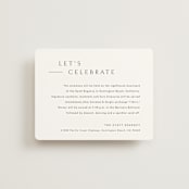 "Rhythmic" - Reception Cards in Simply White by Jennifer Postorino - Front