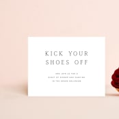 "Svelte" - Reception Cards in Ivory by Erin Hodges - Front