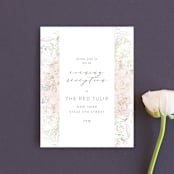 "Pastel Dream" - Reception Cards in Lily by Phrosné Barwood - Front