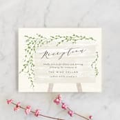 "winona" - Reception Cards in Cream by chocomocacino - Front