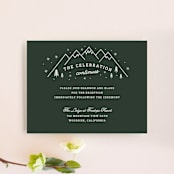 "Adventurous" - Reception Cards in Forest by Sarah Brown - Front