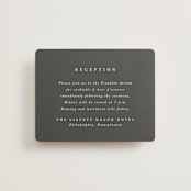 "And here we are" - Reception Cards in Marble by Lea Delaveris - Front