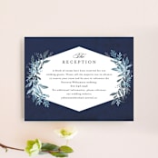 "Tailored Branches" - Reception Cards in Atlantic by Karidy Walker - Front