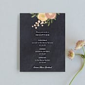 "botanica" - Reception Cards in Midnight by Griffinbell Paper Co. - Front