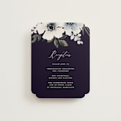 "Nantucket Romance" - Reception Cards in Marine by Chris Griffith - Front