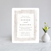 "Barnwood" - Reception Cards in Ash by Hooray Creative - Front